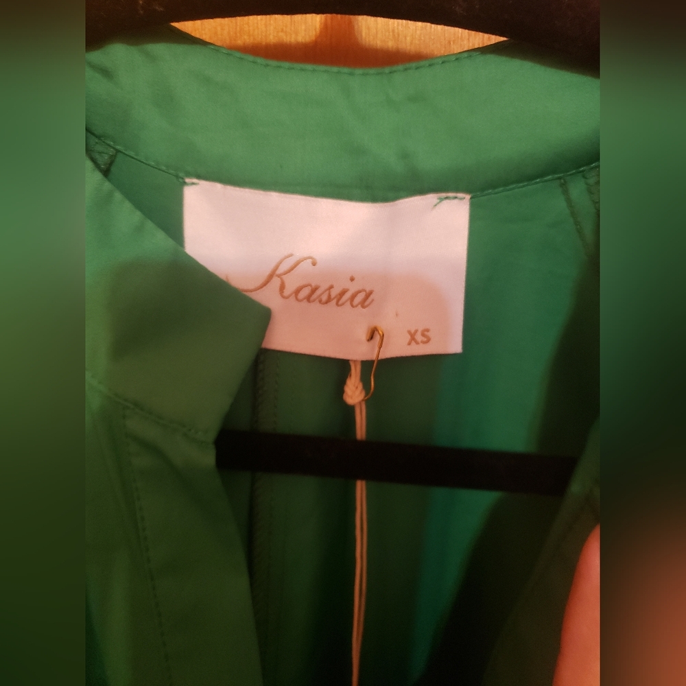 NWT Kasia Green Santorini mini dress!! - Picture 5 of 8